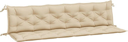 vidaXL - Tuinbankkussens - 2 - st - 200x50x7 - cm - oxford - stof - beige