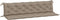 vidaXL - Tuinbankkussens - 2 - st - 200x50x7 - cm - oxford - stof - taupe