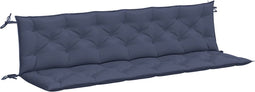 vidaXL - Tuinbankkussens - 2 - st - 200x50x7 - cm - oxford - stof - marineblauw