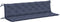 vidaXL - Tuinbankkussens - 2 - st - 200x50x7 - cm - oxford - stof - marineblauw