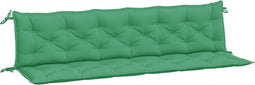 vidaXL - Tuinbankkussens - 2 - st - 200x50x7 - cm - oxford - stof - groen
