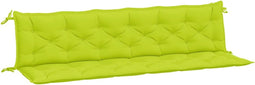 vidaXL - Tuinbankkussens - 2 - st - 200x50x7 - cm - oxford - stof - heldergroen