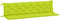 vidaXL - Tuinbankkussens - 2 - st - 200x50x7 - cm - oxford - stof - heldergroen