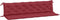 vidaXL - Tuinbankkussens - 2 - st - 200x50x7 - cm - oxford - stof - wijnrood