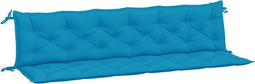 vidaXL - Tuinbankkussens - 2 - st - 200x50x7 - cm - oxford - stof - lichtblauw