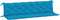 vidaXL - Tuinbankkussens - 2 - st - 200x50x7 - cm - oxford - stof - lichtblauw