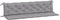 vidaXL - Tuinbankkussens - 2 - st - 200x50x7 - cm - oxford - stof - grijs