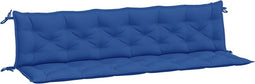 vidaXL - Tuinbankkussens - 2 - st - 200x50x7 - cm - oxford - stof - blauw