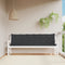 vidaXL - Tuinbankkussens - 2 - st - 200x50x7 - cm - oxford - stof - zwart
