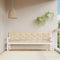 vidaXL - Tuinbankkussens - 2 - st - 200x50x7 - cm - oxford - stof - beige