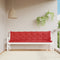 vidaXL - Tuinbankkussens - 2 - st - 200x50x7 - cm - oxford - stof - rood