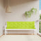 vidaXL - Tuinbankkussens - 2 - st - 200x50x7 - cm - oxford - stof - heldergroen