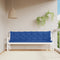 vidaXL - Tuinbankkussens - 2 - st - 200x50x7 - cm - oxford - stof - blauw