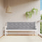 vidaXL - Tuinbankkussens - 2 - st - 200x50x7 - cm - oxford - stof - grijs
