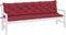vidaXL - Tuinbankkussens - 2 - st - 200x50x7 - cm - oxford - stof - wijnrood