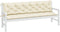 vidaXL - Tuinbankkussens - 2 - st - 200x50x7 - cm - oxford - stof - crèmewit