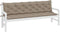 vidaXL - Tuinbankkussens - 2 - st - 200x50x7 - cm - oxford - stof - taupe