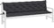 vidaXL - Tuinbankkussens - 2 - st - 200x50x7 - cm - oxford - stof - zwart