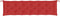 vidaXL - Tuinbankkussens - 2 - st - 200x50x7 - cm - oxford - stof - rood