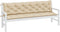 vidaXL - Tuinbankkussens - 2 - st - 200x50x7 - cm - oxford - stof - beige