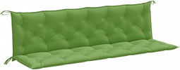 vidaXL - Tuinbankkussens - 2 - st - 200x50x7 - cm - stof - gemêleerd - groen