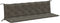 vidaXL - Tuinbankkussens - 2 - st - 200x50x7 - cm - stof - gemêleerd - donkergrijs