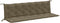vidaXL - Tuinbankkussens - 2 - st - 200x50x7 - cm - stof - gemêleerd - taupe