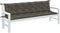 vidaXL - Tuinbankkussens - 2 - st - 200x50x7 - cm - stof - gemêleerd - donkergrijs