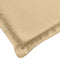 vidaXL - Tuinbankkussens - 2 - st - 200x50x7 - cm - stof - gemêleerd - beige