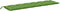 vidaXL - Tuinbankkussens - 2 - st - 200x50x7 - cm - stof - gemêleerd - groen