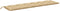 vidaXL - Tuinbankkussens - 2 - st - 200x50x7 - cm - stof - gemêleerd - beige