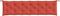 vidaXL - Tuinbankkussens - 2 - st - 200x50x7 - cm - stof - gemêleerd - rood