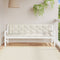 vidaXL - Tuinbankkussens - 2 - st - 200x50x7 - cm - stof - gemêleerd - crèmekleurig