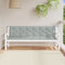 vidaXL - Tuinbankkussens - 2 - st - 200x50x7 - cm - stof - gemêleerd - lichtgrijs