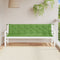 vidaXL - Tuinbankkussens - 2 - st - 200x50x7 - cm - stof - gemêleerd - groen