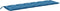 vidaXL - Tuinbankkussens - 2 - st - 200x50x7 - cm - stof - gemêleerd - blauw
