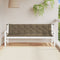 vidaXL - Tuinbankkussens - 2 - st - 200x50x7 - cm - stof - gemêleerd - taupe