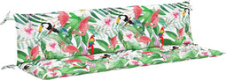 vidaXL - Tuinbankkussens - 2 - st - 200x50x7 - cm - stof - meerkleurig