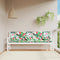 vidaXL - Tuinbankkussens - 2 - st - 200x50x7 - cm - stof - meerkleurig