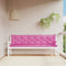 vidaXL - Tuinbankkussens - 2 - st - 200x50x7 - cm - stof - roze