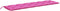 vidaXL - Tuinbankkussens - 2 - st - 200x50x7 - cm - stof - roze