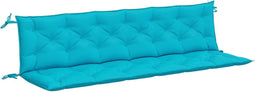 vidaXL - Tuinbankkussens - 2 - st - 200x50x7 - cm - stof - turquoise