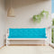 vidaXL - Tuinbankkussens - 2 - st - 200x50x7 - cm - stof - turquoise