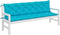 vidaXL - Tuinbankkussens - 2 - st - 200x50x7 - cm - stof - turquoise