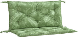 vidaXL - Tuinbankkussens - 2 - st - bladpatroon - 100x50x7 - cm - stof