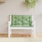 vidaXL - Tuinbankkussens - 2 - st - bladpatroon - 100x50x7 - cm - stof