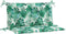 vidaXL - Tuinbankkussens - 2 - st - bladpatroon - 100x50x7 - cm - oxford - stof