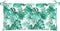 vidaXL - Tuinbankkussens - 2 - st - bladpatroon - 100x50x7 - cm - oxford - stof
