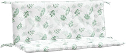 vidaXL - Tuinbankkussens - 2 - st - bladpatroon - 120x50x7 - cm - stof