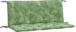 vidaXL - Tuinbankkussens - 2 - st - bladpatroon - 120x50x7 - cm - stof